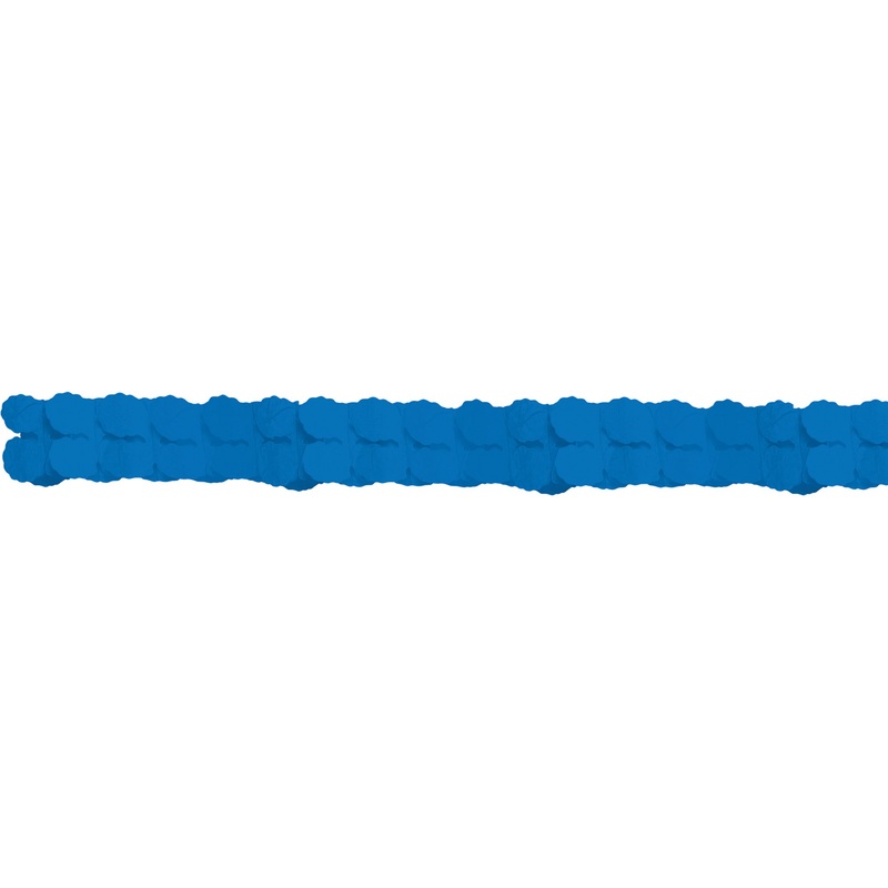Royal Blue Decorative Paper Garland 3.65m