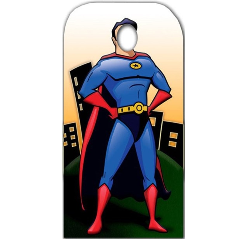 Superhero photo wall 1,86m