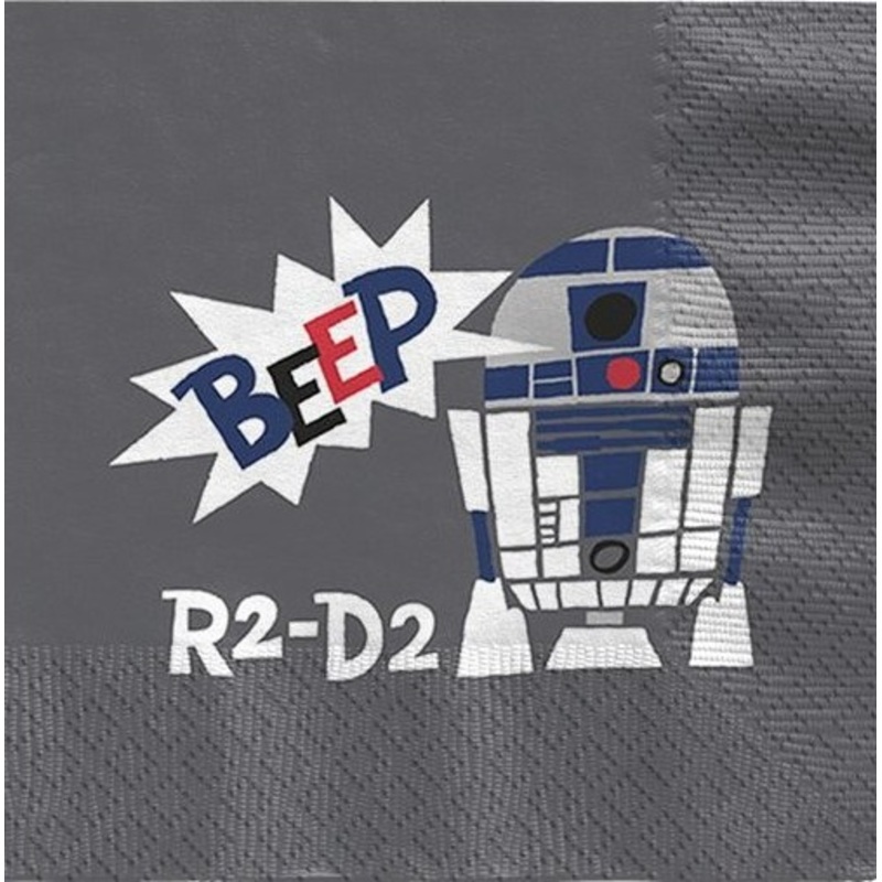 20 Star Wars cartoon napkins 33cm