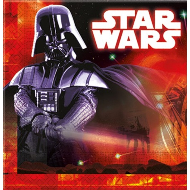 20 Star Wars Dark Side napkins 33cm