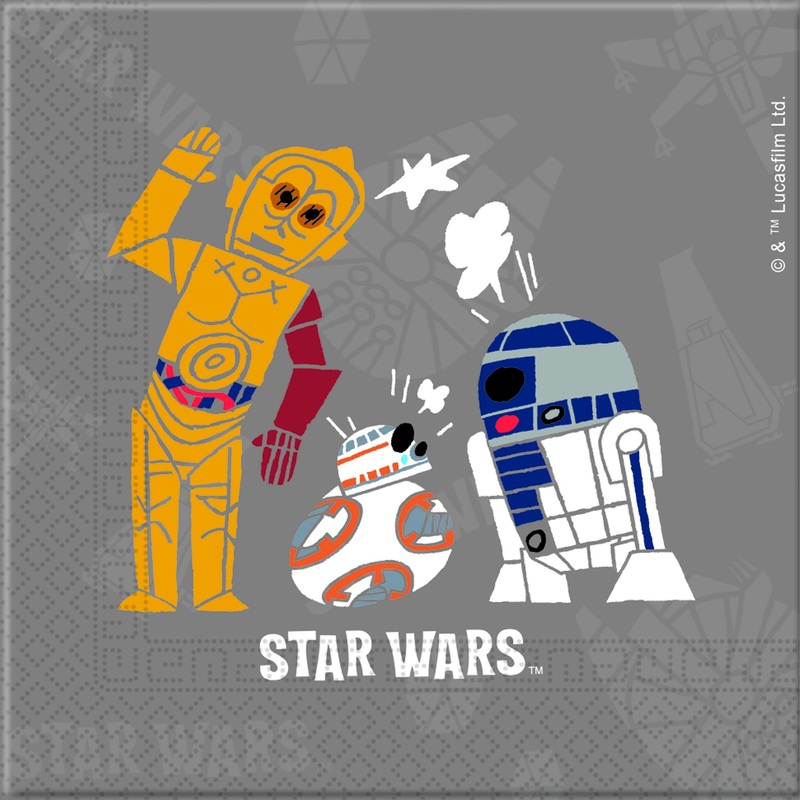 20 Star Wars Forces napkins 33cm