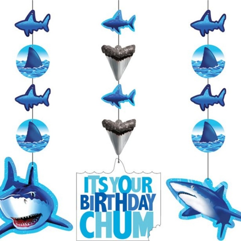 3 shark alarm hangers 90cm