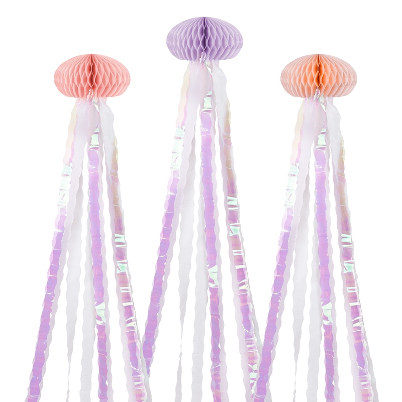 3 Underwater World Honeycomb Figures 22.5cm