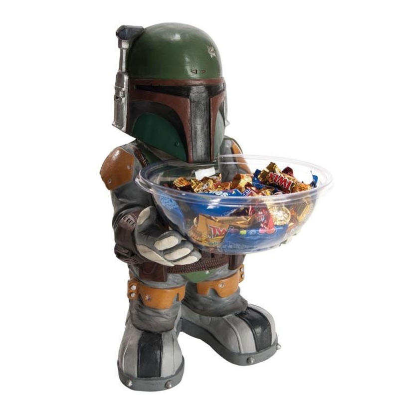 Boba Fett candy bowl for Halloween