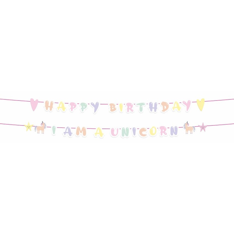 Glady Unicorn Birthday Garland