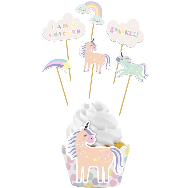 Glady Unicorn Muffin Pans 12 pieces