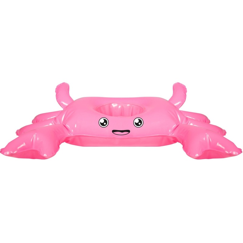 Inflatable crab cup holder