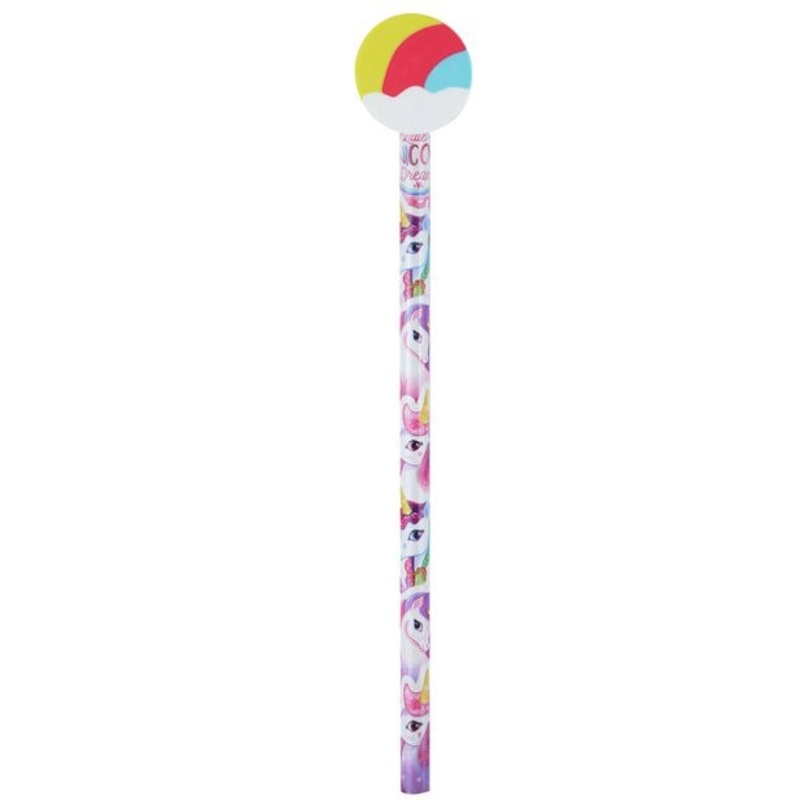 Magical Unicorn pencil with eraser