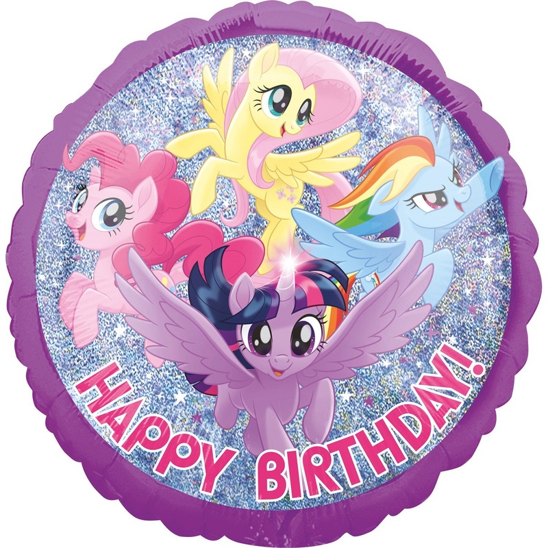 My Little Pony Birthday foil balloon 43cm