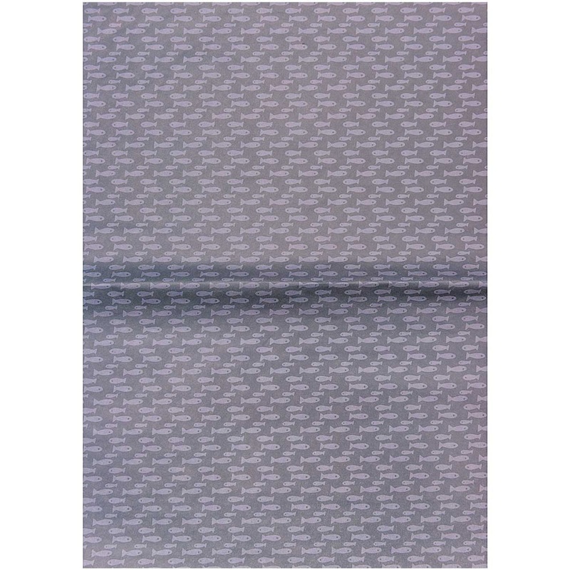 Paper Patch sheet of paper fish blue 30x42cm