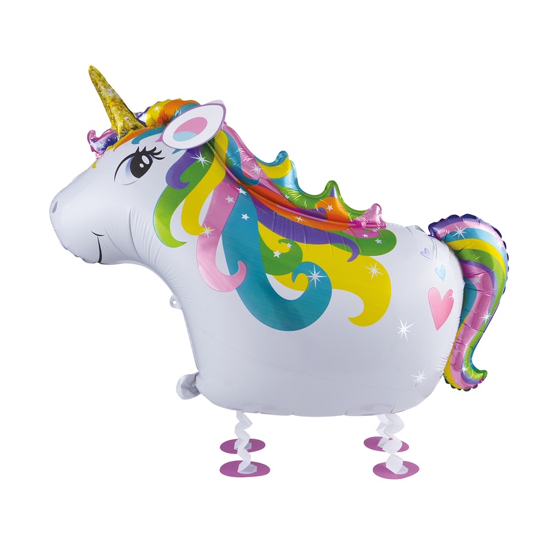 XL Airwalker balloon unicorn Polly 70 x 40cm