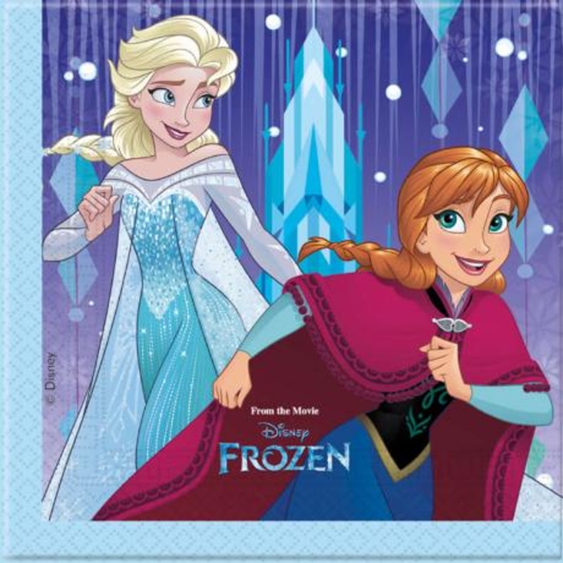 20 Frozen Kristallpalast napkins 33cm