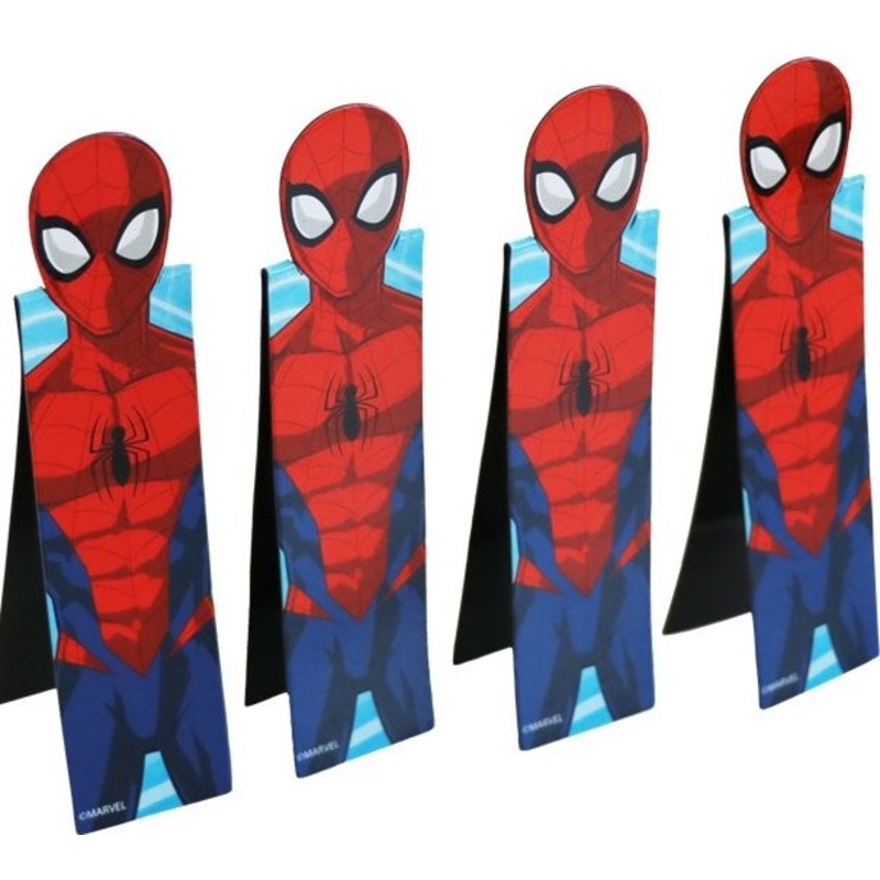 4 Magical 3D Spiderman Bookmarks