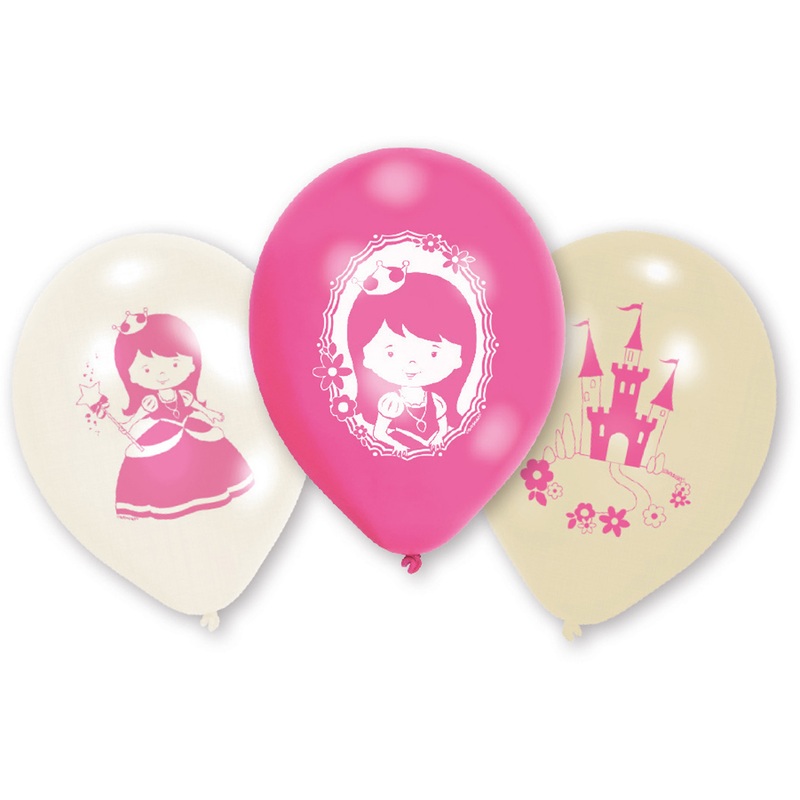 6 Princess Isabella balloons 23cm