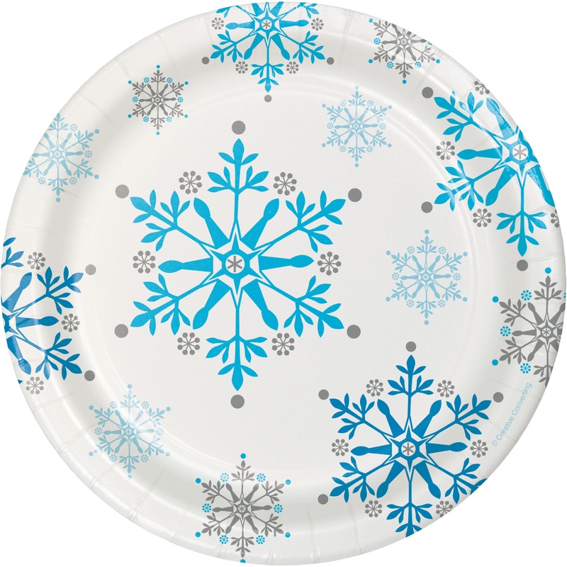 8 ice princess paper plates 18cm