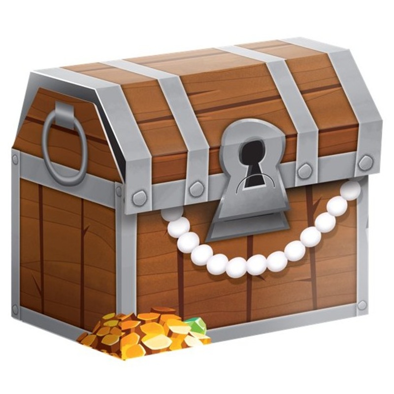 8 pirate crew gift boxes 8.3cm