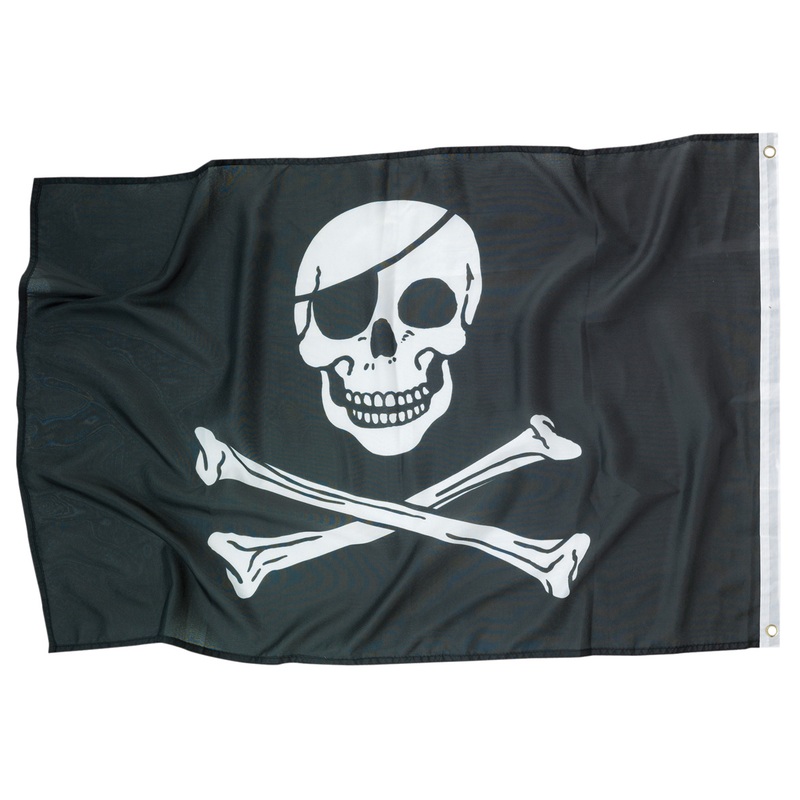 Blackbeard Jolly Roger 92 cm x 60 cm