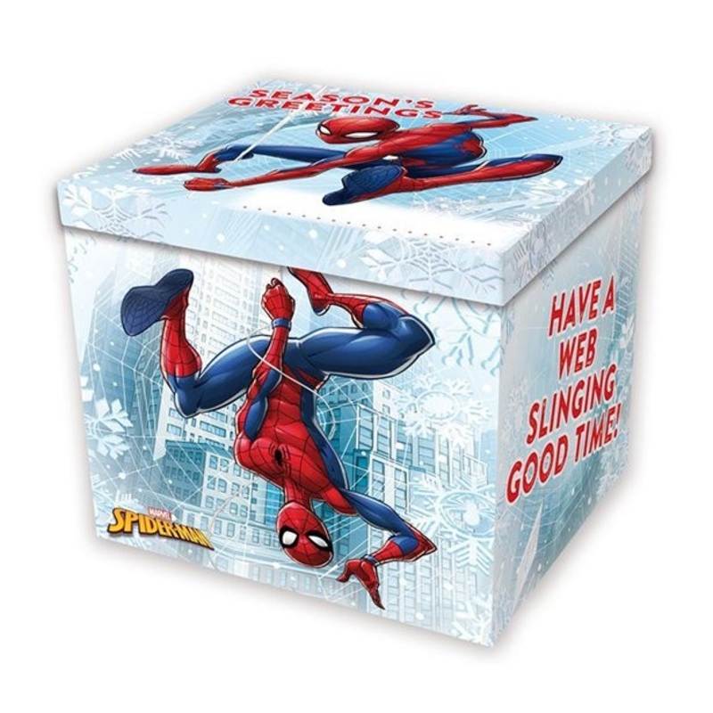 Christmas Spiderman gift box 27cm