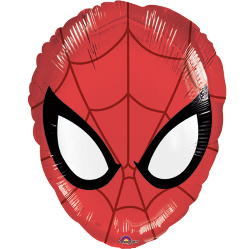 Foil balloon Spiderman mask