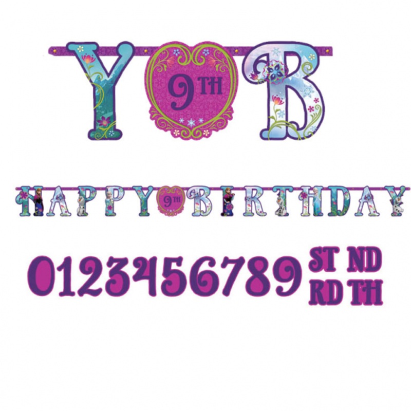 Frozen banner 3.2mx 25cm