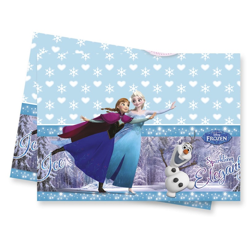 Frozen winter forest tablecloth 1.8 x 1.2m