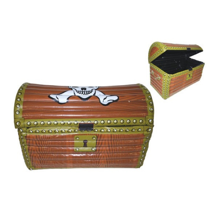 Inflatable treasure chest pirate party
