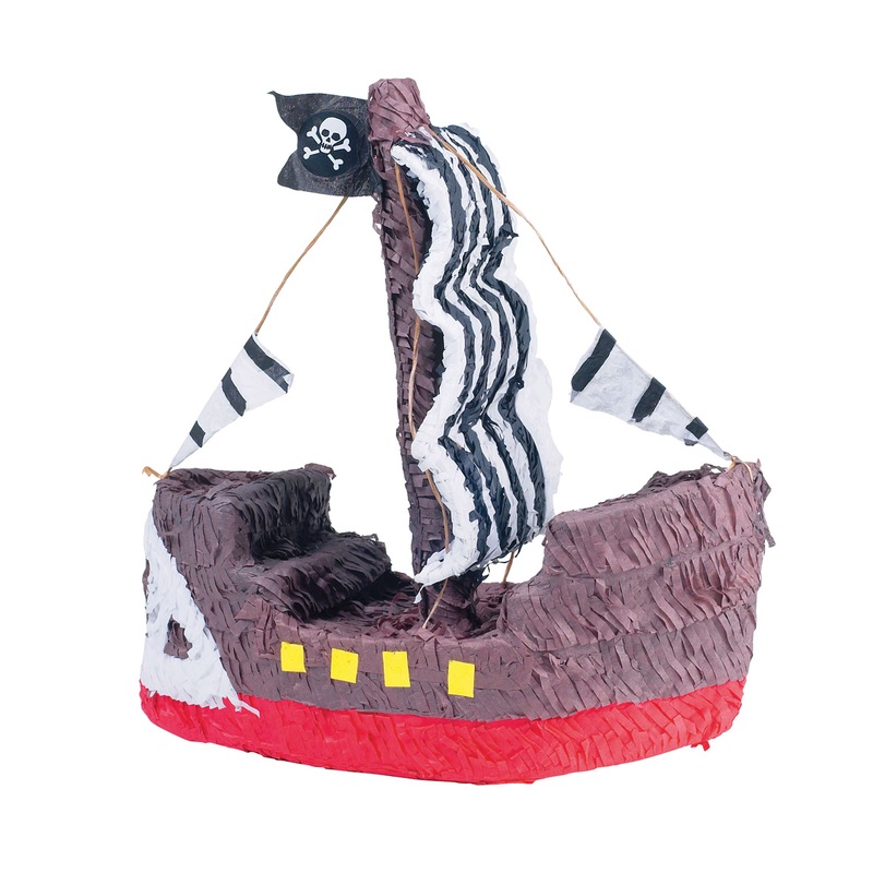 Large pirate ship Pinata 40x38cm