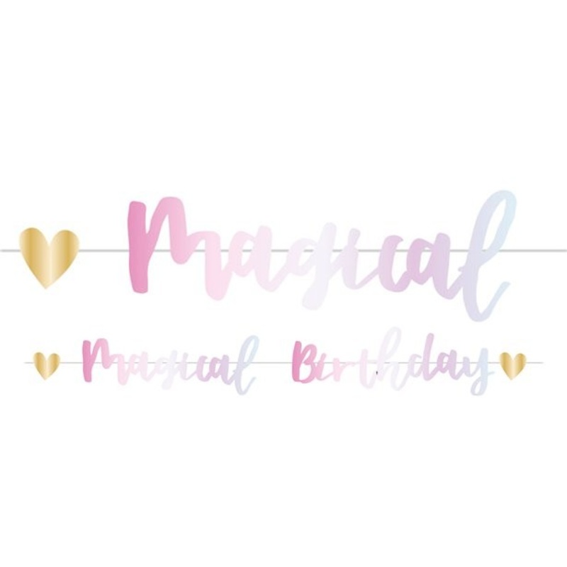 Magic birthday garland 1.8m