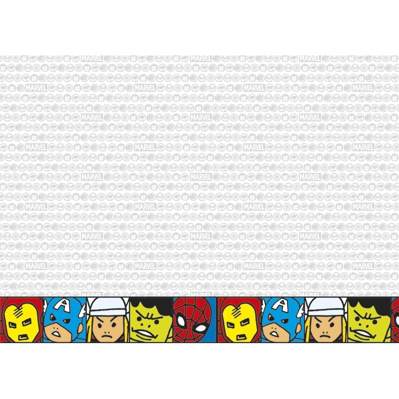 Marvel Comic Heroes Tablecloth 1.8 x 1.2m