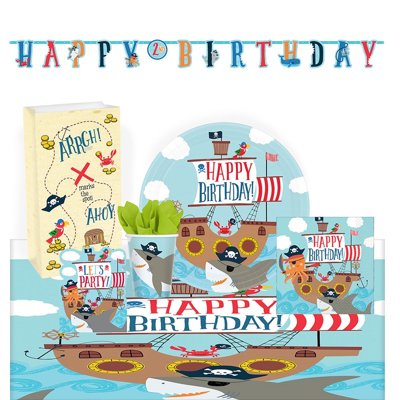 Party set Ahoy Birthday 51 pieces
