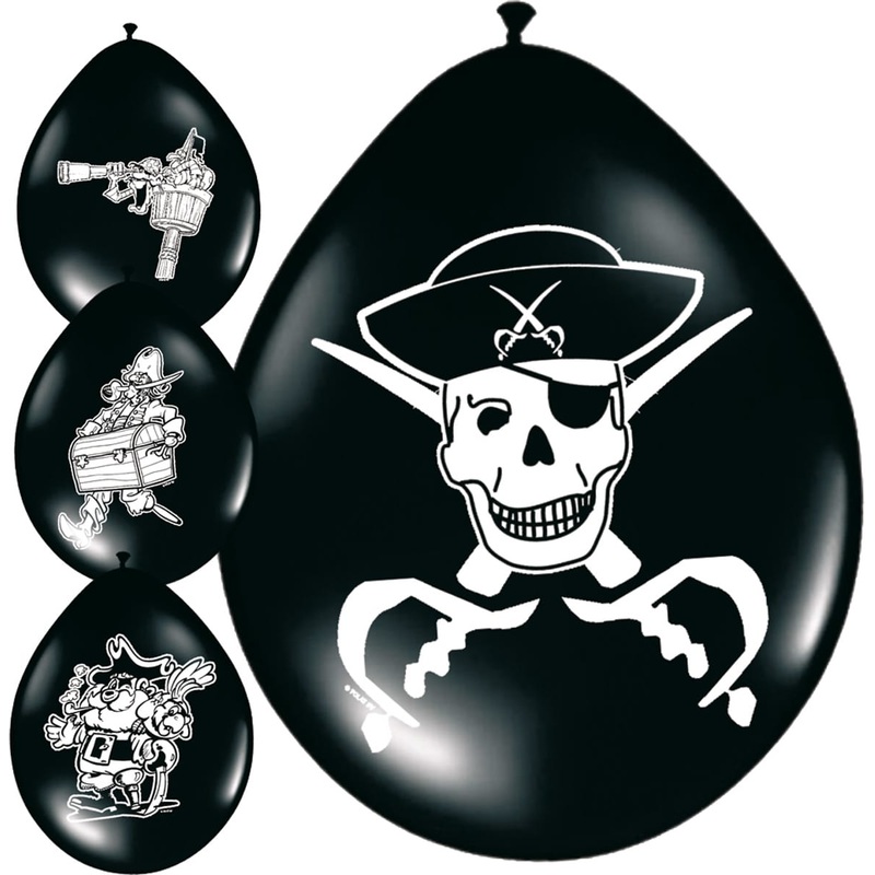 Pirates Sea latex balloons 8 pcs