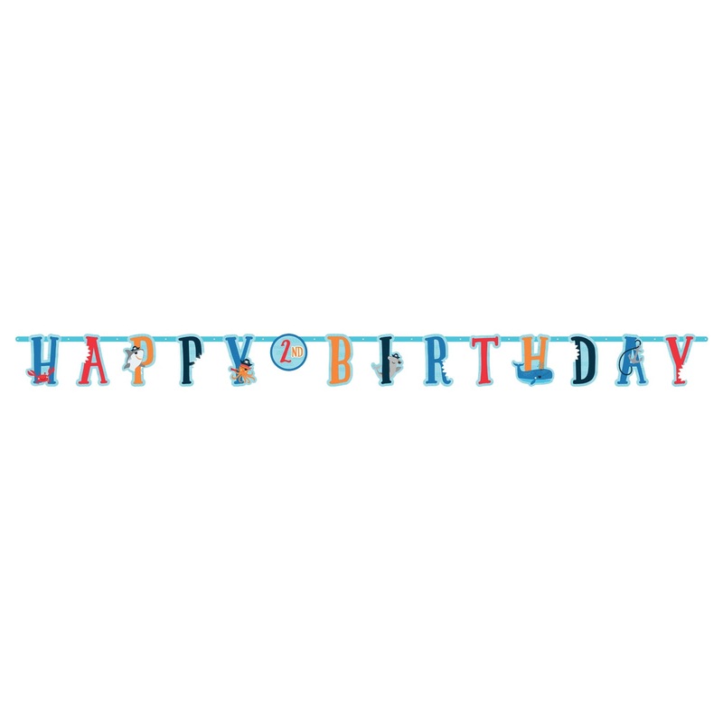 Sea Ahoy Birthday Garland 3m