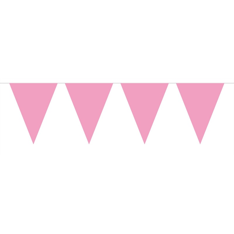 Small pennant chain baby pink 3m