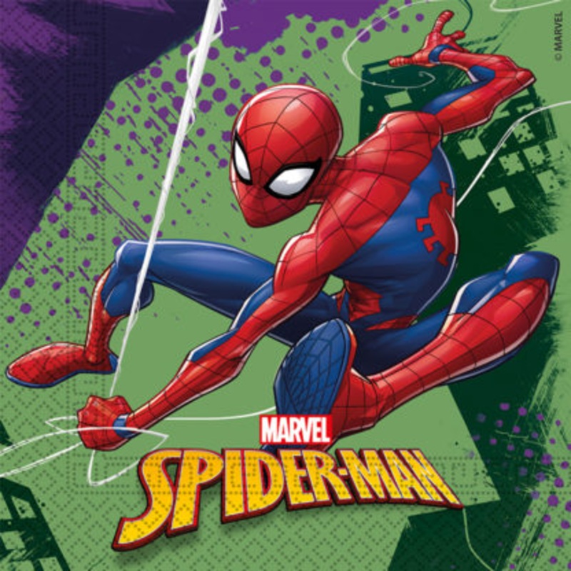 Spiderman Team Up 20 napkins 33 x 33cm