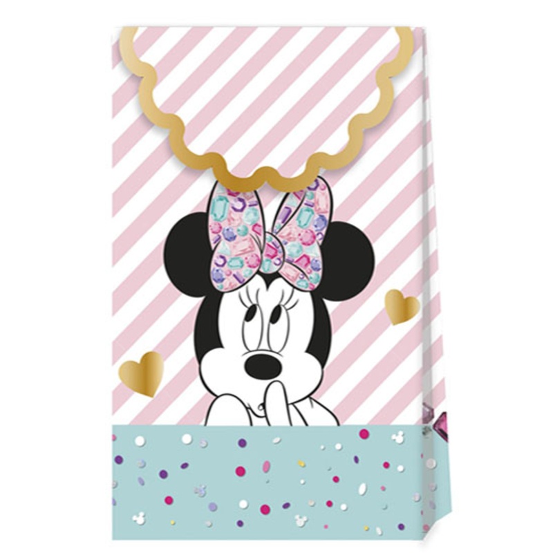 6 jewels Minnie Mouse gift bags