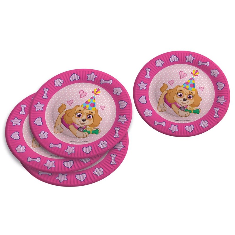 6 Paw Patrol Friends plates Skye 23cm