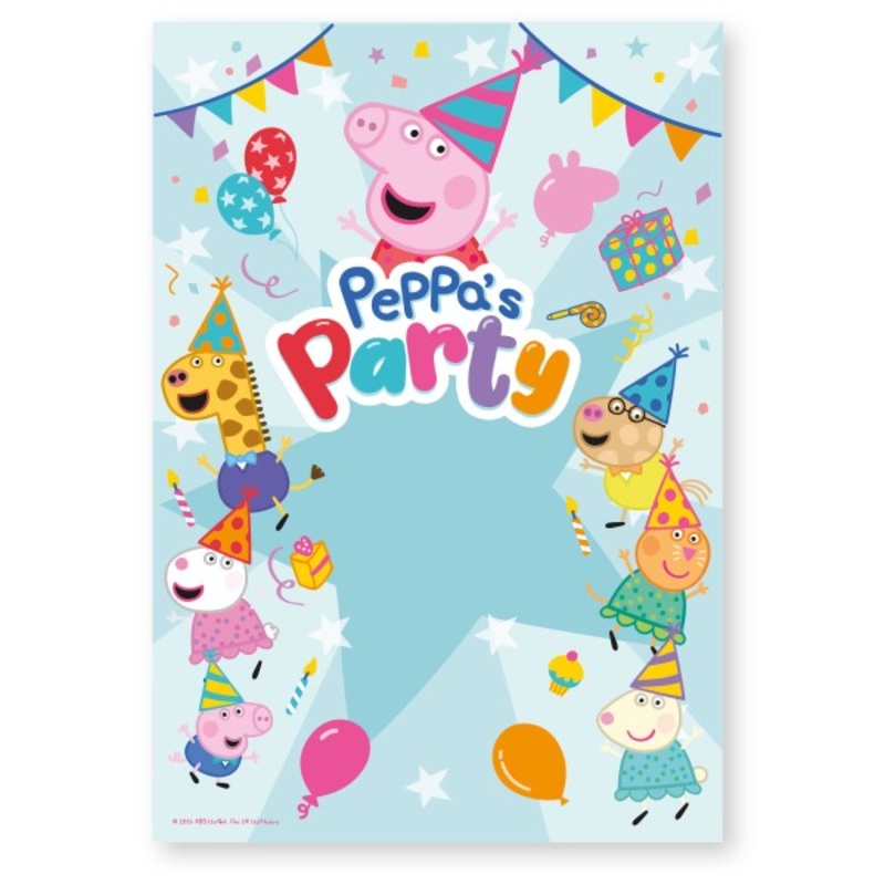 Background image - Peppa's Party 2m x 1.4m