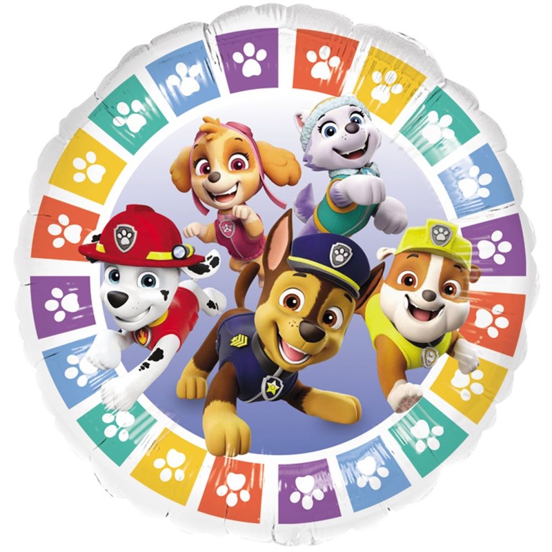 Foil balloon Paw Patrol Fur Heroes 43cm