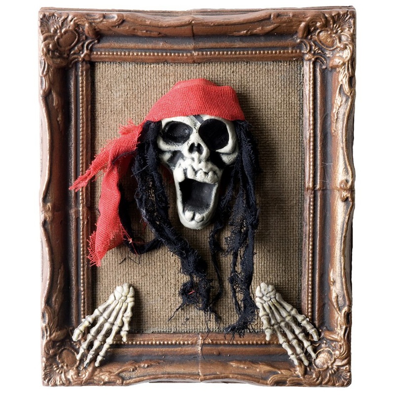 Horror pirate painting Halloween decoration
