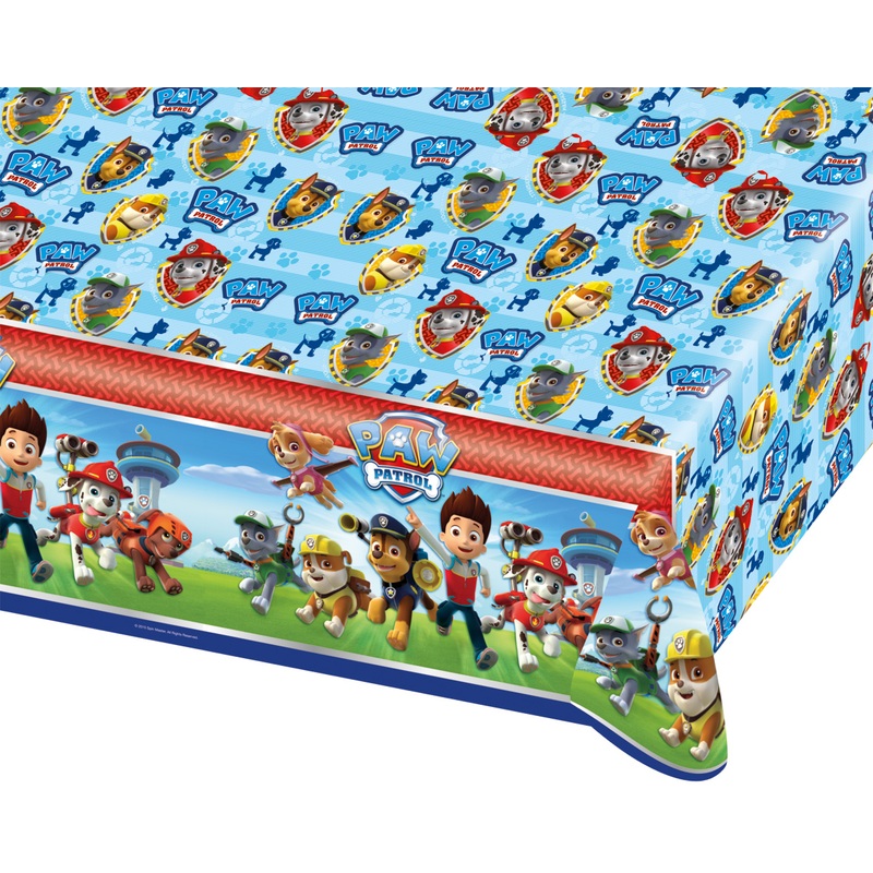 Paw Patrol Crew tablecloth 1.8 x 1.2m