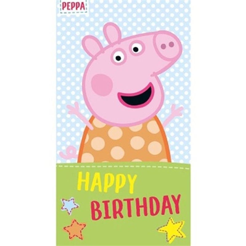 Peppa Pig greeting card