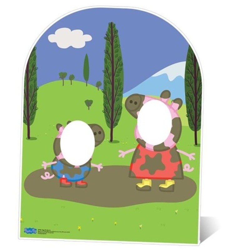 Peppa Pig Mud Fun Photo Wall 1.24m