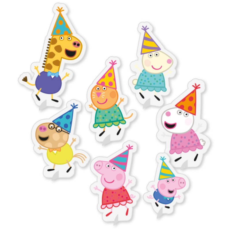 Peppa's Party table decoration set, 7 pieces