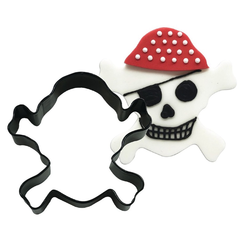 Pirate skull cookie cutter 8.9cm