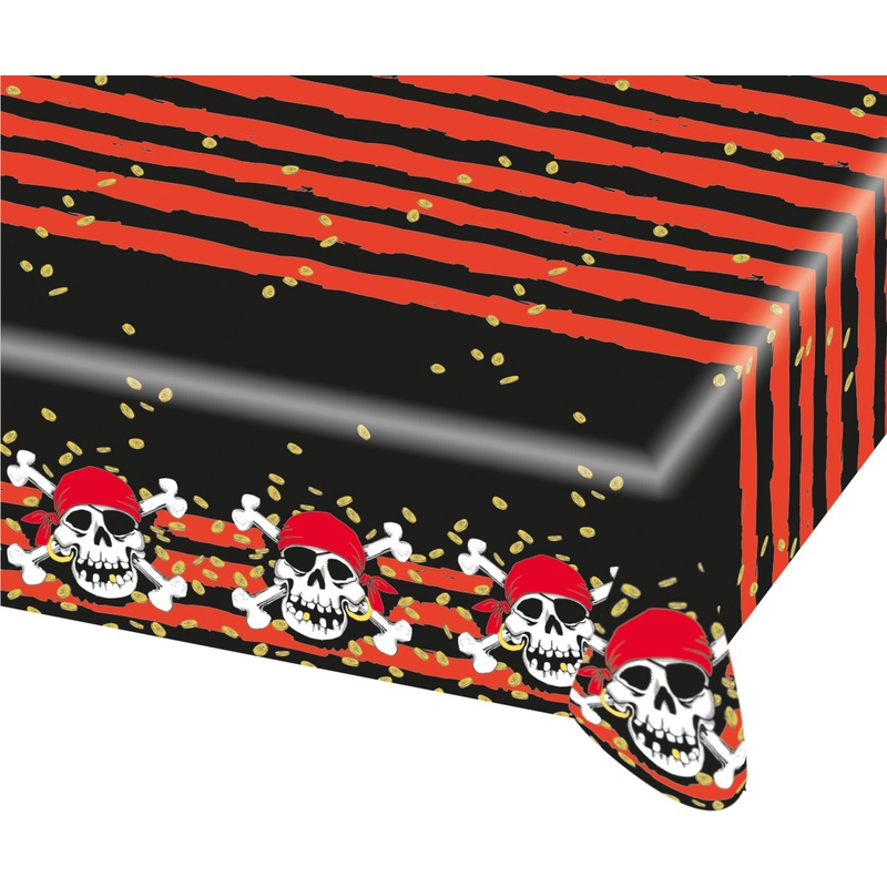 Pirate tablecloth Black Bone 1.8 x 1.2m