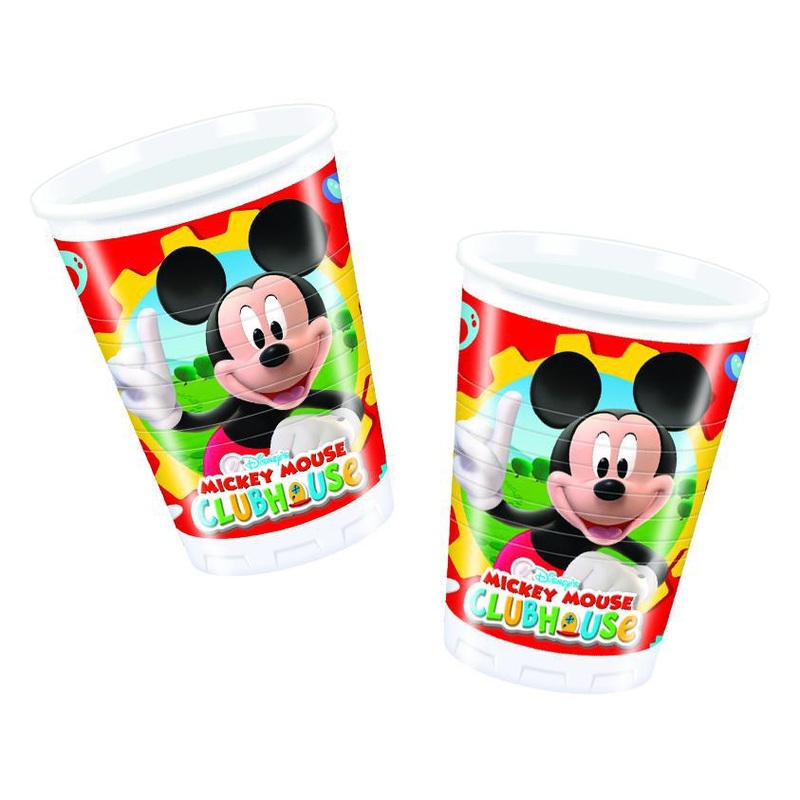 10 Mickey Mouse Clubhouse cups 200ml