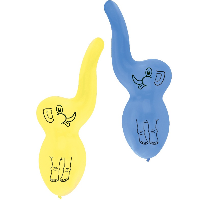 2 figure balloons Funny elephants