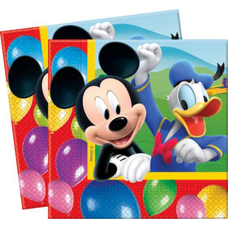 20 Mickey Mouse Wunderhaus napkins 33cm