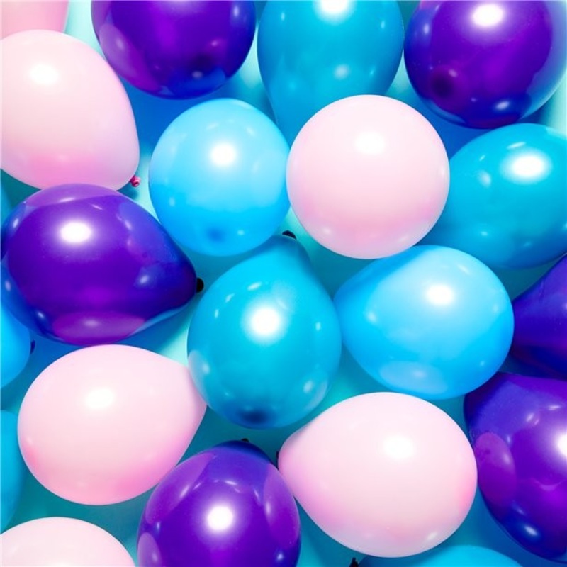 25 Mermaid Pearls balloons 12.7cm