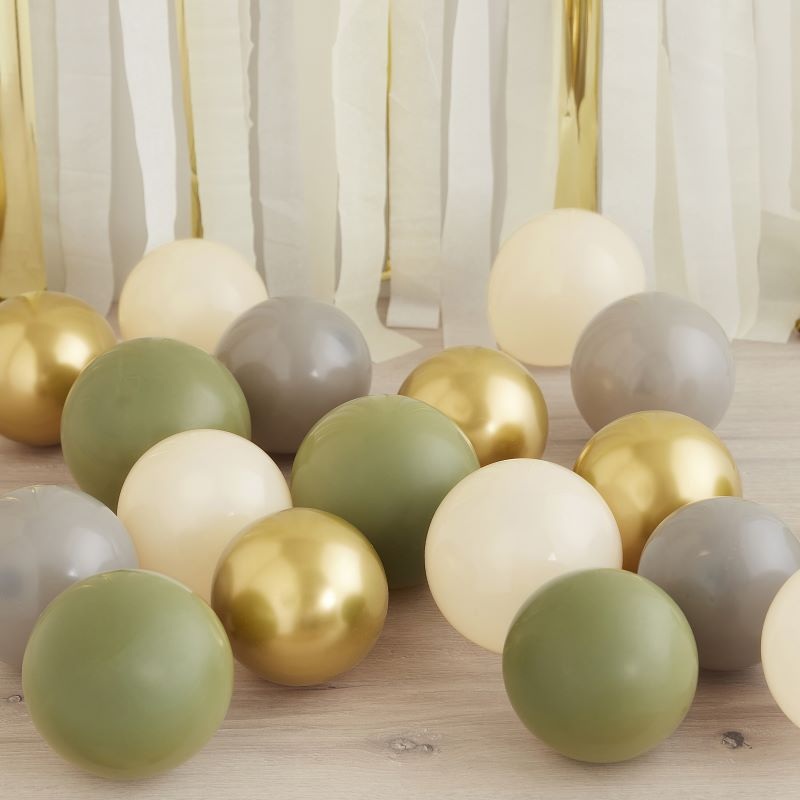 40 Natural Elegance Eco latex balloons